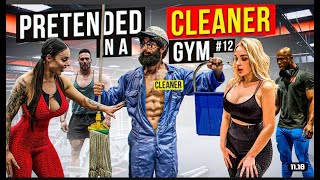 Anatoly gym pranks-Elite Powerlifter Pretended to be a CLEANER shocks girls