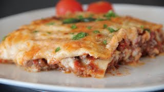 Lasagne selber machen | Rezept mit Bolognese und Béchamelsoße