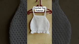 Easy Crochet Top Tutorial #crochettop