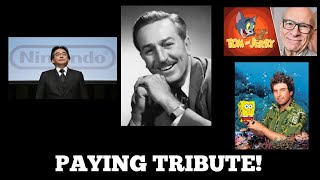 PAYING TRIBUTE Video! (To Walt Disney, Stephen Hillenburg, Satoru Iwata & Gene Deitch)