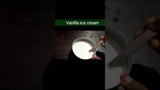 Only 3 ingredients vanilla ice recipe #shorts #viralshorts #icecream #vanilla #summer