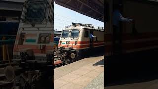 Loco Pilot Waves GREEN Flag #shorts #indianrailways