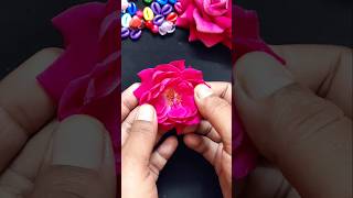 DIY Rose Petal earrings😱#shortsviral#ideas#hack#earrings#rosepetal#hacktrick#shorts