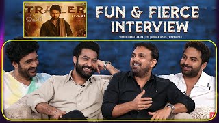 Fun & Fierce #Devara | NTR, Koratala Siva, Siddhu Jonnalagadda, Vishwaksen | Devara Interveiw