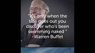 Warren Buffet on our current market