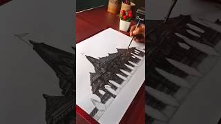 Ram Mandir Drawing 🚩 Part 3 #rammandir #shorts #short #viral #video #trend #trending #sachinart23