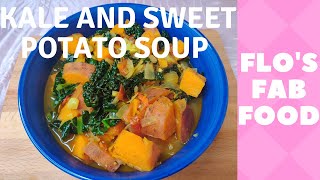 Kale and Sweet Potato Soup // Flo's Fab Food