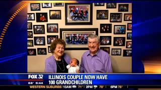 Illinois couple welcomes 100th grandchild