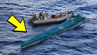 Coast Guard Intercepts Strange Blue Boat, Then They Take A Look Inside