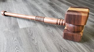 DIY Giant Wooden Mallet