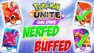 NEW UPDATE! HUGE BUFFS & NERFS - 1000 POINT GAME - POKEMON UNITE