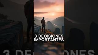 Decisiones importantes  #desarrollopersonal #mentalidad #superacionpersonal #mindset