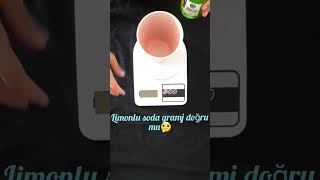 Limonlu soda gramaj doğru mu #reklamdeğildir #keşfet #keşfetbeniöneçıkar