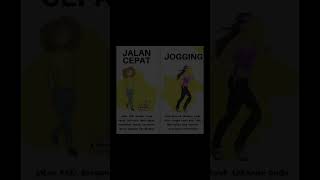 Jalan Cepat vs Jogging #tipskesehatan #infokesehatan #hidupsehat #tipsdietsehat