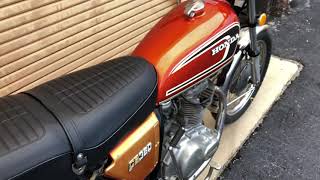 1974 Honda CB360 - Start, Idle, Walkaround