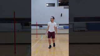 How to hit a monster backhand #badminton