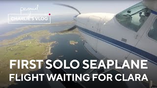 First solo in my new seaplane - Cessna 180 - Episode 4/7