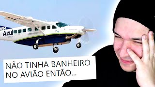 o cara que SE C@GOU DENTRO DO AVIÃO... (com @FelpsLIVE )