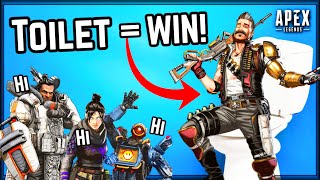 SHOP KEEPER Becomes A TOILET & KEEPS WINNING!! Apex Legends