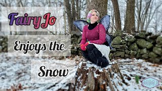 Fairy Cosplay/ Fairy Cosplayer - FairyJo enjoys the snow