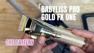 BABYLISS PRO GOLD FX ONE CLIPPER- UNBOXING