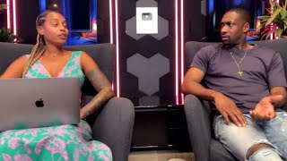 7 minutes of Gilbert Arenas and his future wife getting extremely uncomfortable on live…