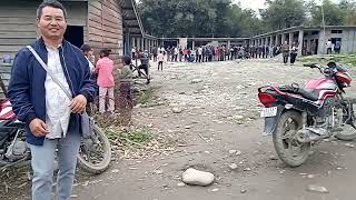 Polling day at Gandhigram I, Middle School