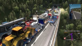 How to increase or decrease traffic in Euro Truck Simulator 2 without using mod || Traffic jam