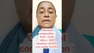 Chemical Composition of Cement & Bogue's Compoundsहिंदी में #shorts#ytshortsindia #viralshorts