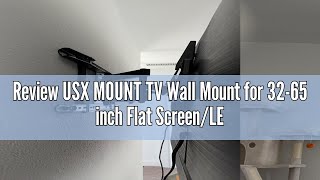 Review USX MOUNT TV Wall Mount for 32-65 inch Flat Screen/LED/4K TVs up to 110lbs, Full Motion TV Br