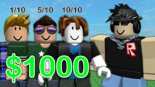 Roblox Fashion Show For $1000 ROBUX