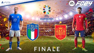 Italia - Spagna ⚽️ Finale EURO 2024 Realistic Match FC 24 DLC