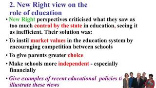 new right view of education