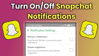 How To Turn Off Snapchat Notifications | Snapchat Notifications Band Kaise Kare