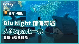 【台灣旅遊攻略】Cozzi x Blu Night宿海奇遇，入住Xpark！與鯊魚共眠｜KKday