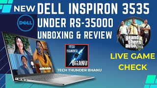 BEST GAMING LAPTOP UNDER RS 35000⚡DELL INSPIRON 3535⚡LIVE GTA V TESTING #gaming #viral #youtube #new