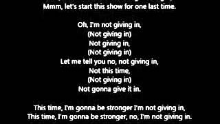 John Newman - Not Giving in (lyrics)