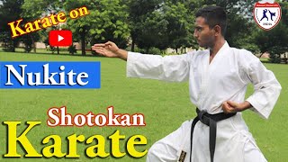 Karate Attack Shihon-nukite, Nhon-nukite, Ippon-nukite training in Hindi | Karate Attacks