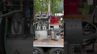 Antique Cummins 2 Cylinder Diesel at Rushville Indiana Steam Show #cummins #diesel #fyp #shorts