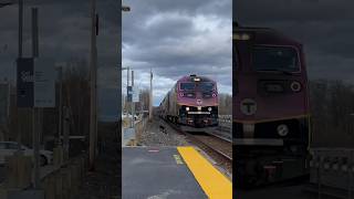 The first train I took a photograph of! #commuterrail #mbta