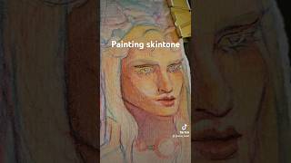 Painting skintone | watercolor artprocess #artprocess #arttutorial #art #watercolor