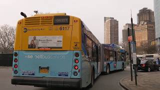 2017 XD60 on 125 St bound M15 SBS at South Ferry Terminal