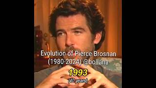 Evolution of Pierce Brosnan 1980-2024 #foryou #evolution #piercebrosnan