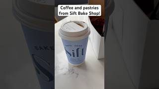 Coffee and Pastries from Sift Bake Shop, our favorite place! #siftbakeshop #coffeeshop #bakery