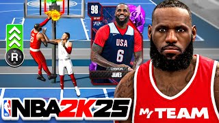 THE FIRST ONLINE SLASHER GAMEPLAY OF NBA 2K25 WITH LEBRON JAMES!