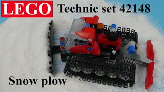 LEGO Technic set 42148 – Snow plow -  Build (TUTORIAL)