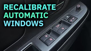 How To Re-Calibrate Subaru Automatic Windows