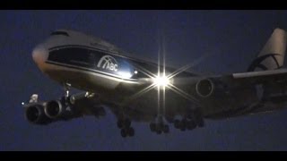 Air Bridge Cargo 747-400 Landing at Chicago O'Hare