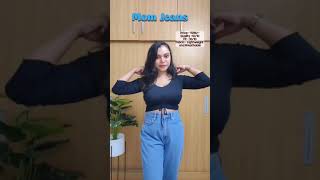 H&M Jeans Try on | What I Bought vs What I Got | Hustle with Geeta | #shorts #hnm #jeans #styling