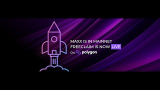 MAXX Airdrop Starts Now!